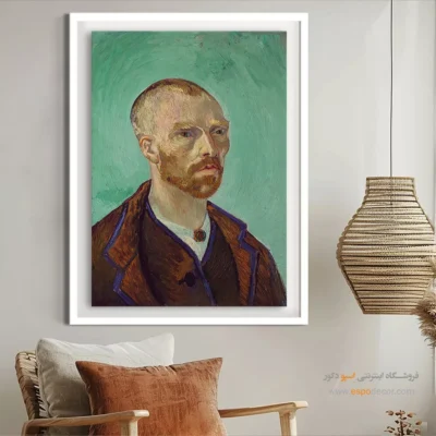 تابلو بوم کنواس - سلف پرتره – تابلو نقاشی های ون گوگ - اسپو دکور