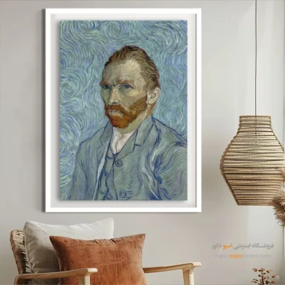 تابلو برای دیوار راهرو - سلف پرتره ونسان ون گوگ – تابلو نقاشی های ون گوگ - اسپو دکور