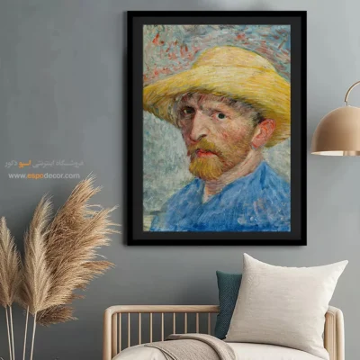 تابلو برای دیوار پشت مبل - سلف پرتره – تابلو نقاشی های ون گوگ - اسپو دکور