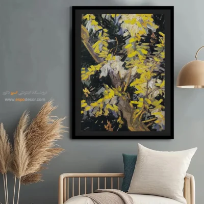 تابلو هنری برای گالری - شکوفه اقاقیا – تابلو نقاشی های ون گوگ - اسپو دکور