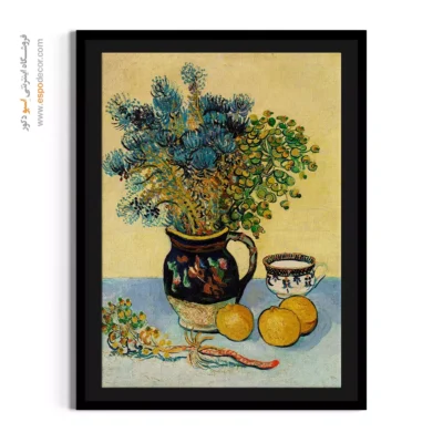 تابلو هنری برای رستوران - طبیعت بی جان – تابلو نقاشی های ون گوگ - اسپو دکور