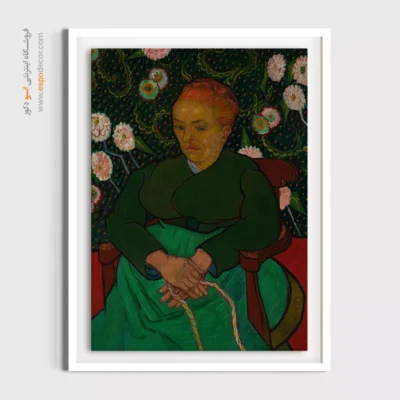 تابلو تزئینی اتاق خواب - مادام رولین در حال تکان دادن گهواره – تابلو نقاشی های ون گوگ - اسپو دکور