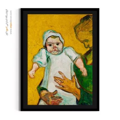 تابلو دکوراتیو نشیمن - مادام رولین و بچه اش – تابلو نقاشی های ون گوگ - اسپو دکور