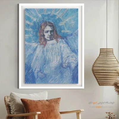 تابلو ون گوگ لاکچری - نیم شکل یک فرشته – تابلو نقاشی های ون گوگ - اسپو دکور