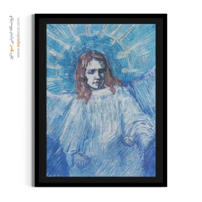 تابلو ون گوگ لاکچری - نیم شکل یک فرشته – تابلو نقاشی های ون گوگ - اسپو دکور