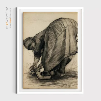 خرید تابلو نقاشی معروف - هویج کش – تابلو نقاشی های ون گوگ - اسپو دکور