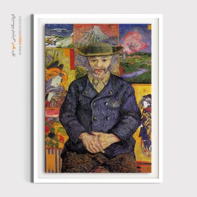 تابلو هنری برای عاشقان هنر - پرتره پدر تانگوی – تابلو نقاشی های ون گوگ - اسپو دکور
