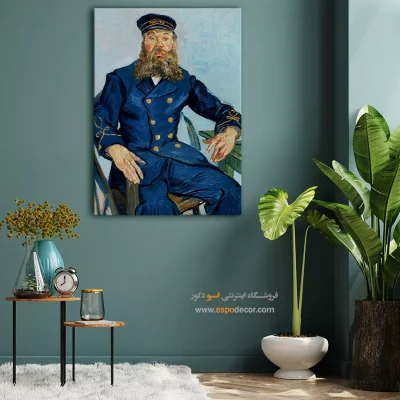 تابلو نقاشی خاص - پرتره پستچی جوزف رولین – تابلو نقاشی های ون گوگ - اسپو دکور