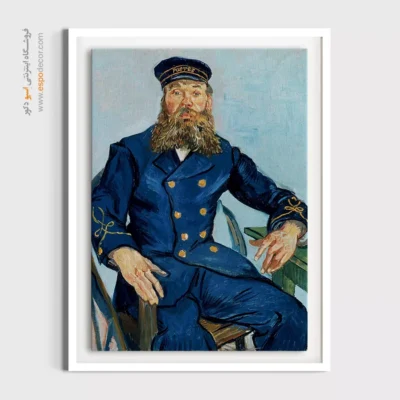 تابلو نقاشی خاص - پرتره پستچی جوزف رولین – تابلو نقاشی های ون گوگ - اسپو دکور