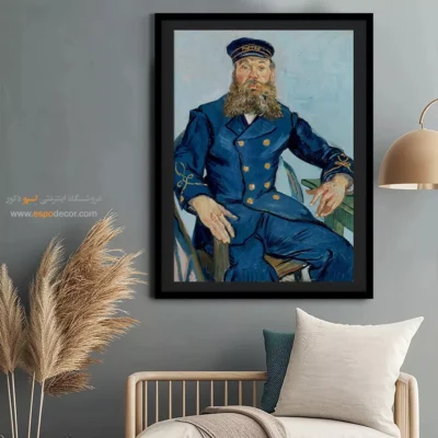 تابلو نقاشی خاص - پرتره پستچی جوزف رولین – تابلو نقاشی های ون گوگ - اسپو دکور