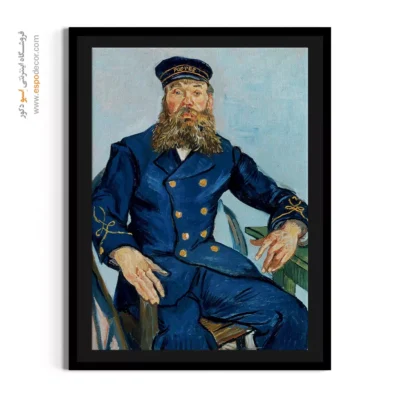 تابلو نقاشی خاص - پرتره پستچی جوزف رولین – تابلو نقاشی های ون گوگ - اسپو دکور