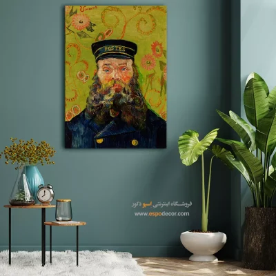 تابلو معروف خارجی - پستچی جوزف رولین – تابلو نقاشی های ون گوگ - اسپو دکور