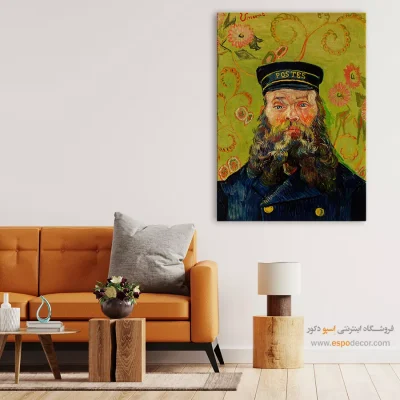 تابلو معروف خارجی - پستچی جوزف رولین – تابلو نقاشی های ون گوگ - اسپو دکور