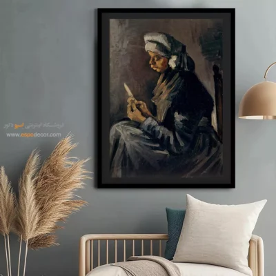 تابلو تزئینی خارجی - پوست کن سیب زمینی – تابلو نقاشی های ون گوگ - اسپو دکور