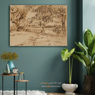 خرید هدیه عاشقانه - منظره در آرل – تابلو نقاشی های ون گوگ - اسپو دکور