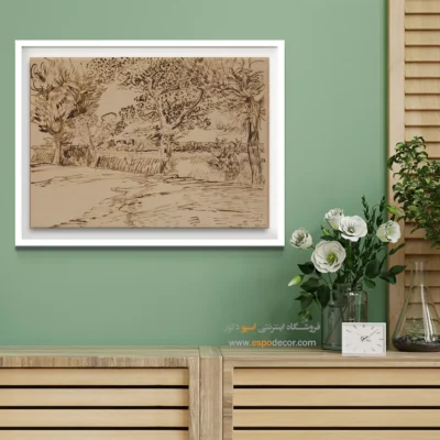 خرید هدیه عاشقانه - منظره در آرل – تابلو نقاشی های ون گوگ - اسپو دکور