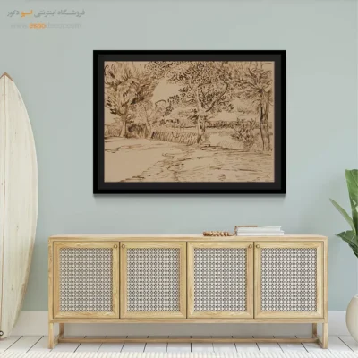 خرید هدیه عاشقانه - منظره در آرل – تابلو نقاشی های ون گوگ - اسپو دکور