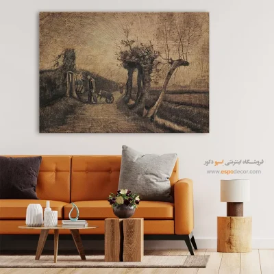 تابلو با رنگهای گرم