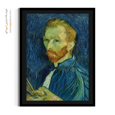 تابلو با رنگ‌های سرد - سلف پرتره – تابلو نقاشی های ون گوگ - اسپو دکور