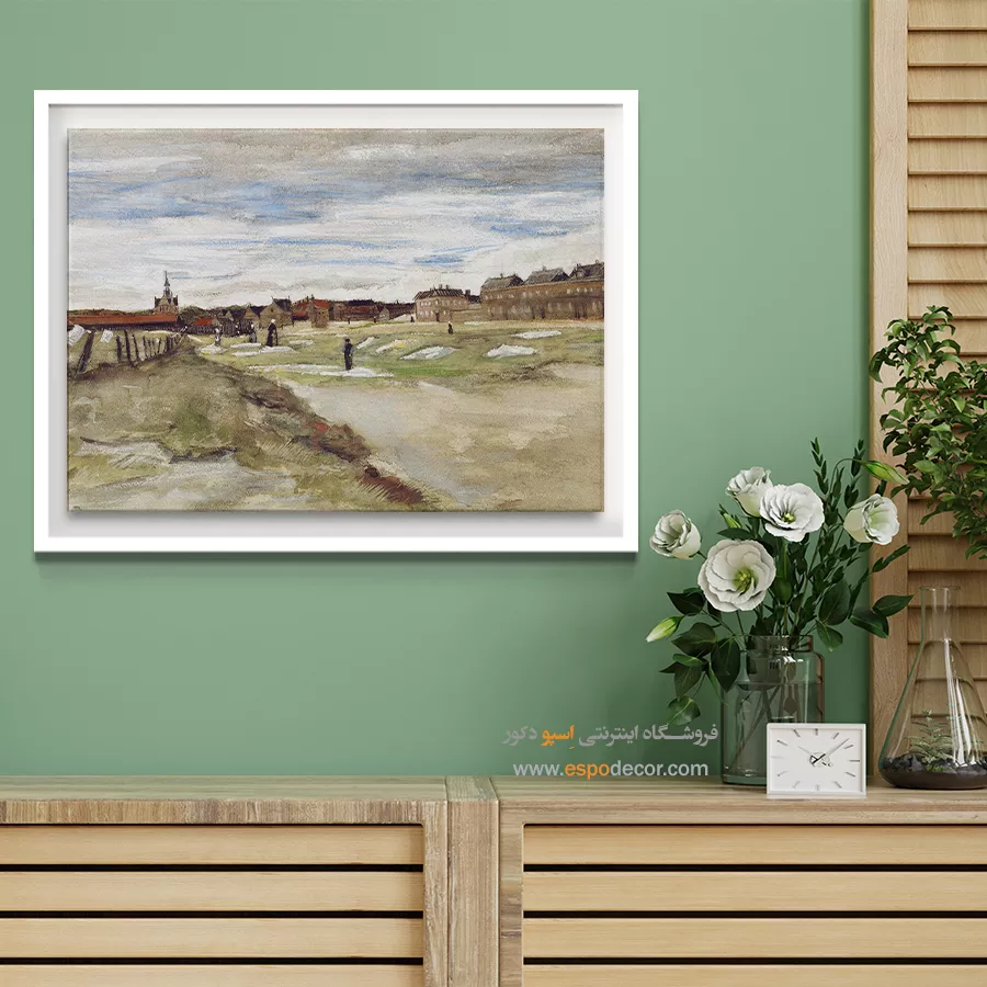 تابلو هنری چاپ دیجیتال - سفید کردن زمین – تابلو نقاشی های ون گوگ - اسپو دکور