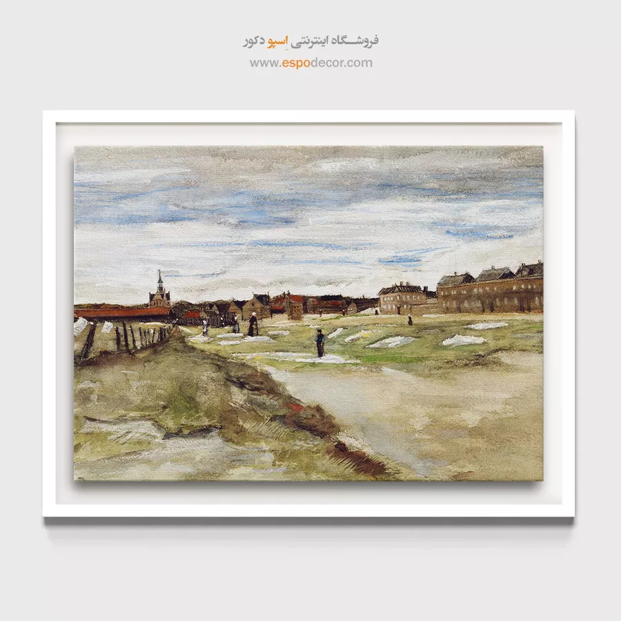 تابلو هنری چاپ دیجیتال - سفید کردن زمین – تابلو نقاشی های ون گوگ - اسپو دکور