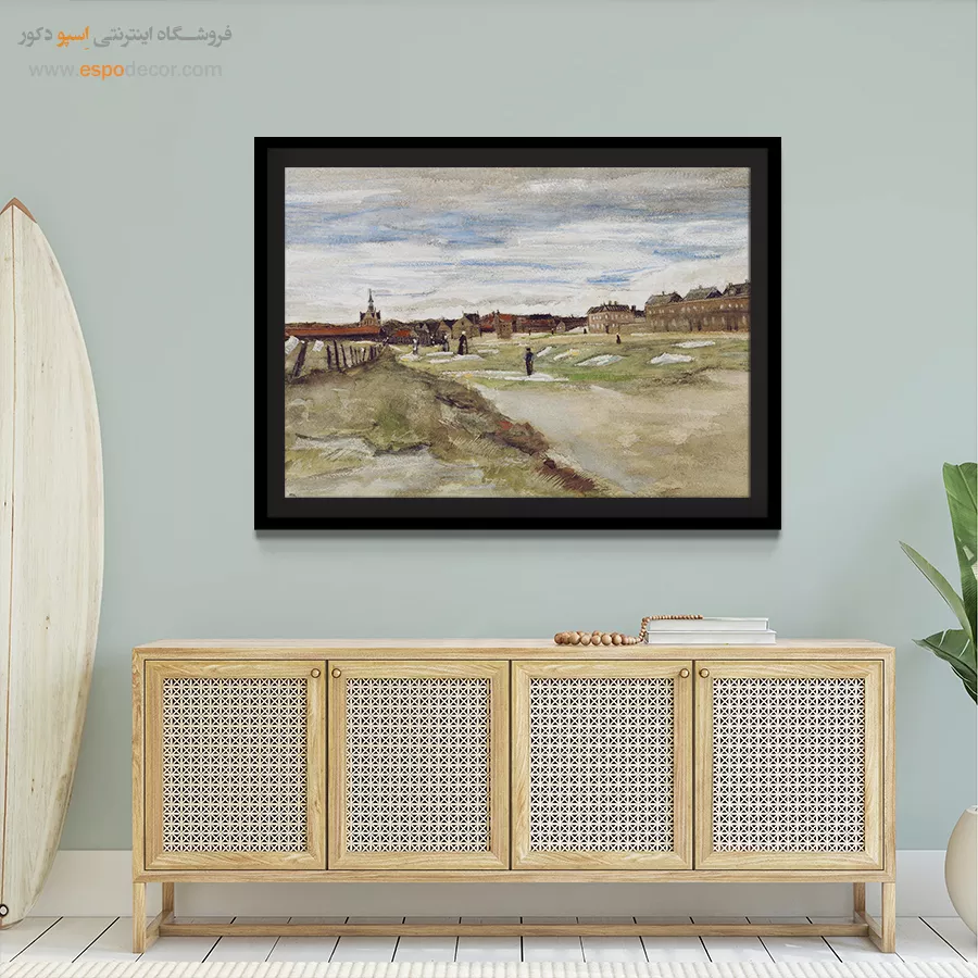 تابلو هنری چاپ دیجیتال - سفید کردن زمین – تابلو نقاشی های ون گوگ - اسپو دکور