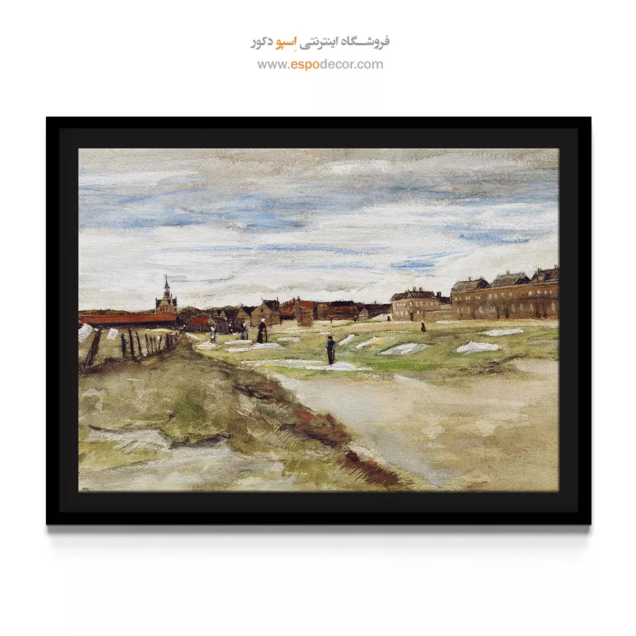 تابلو هنری چاپ دیجیتال - سفید کردن زمین – تابلو نقاشی های ون گوگ - اسپو دکور