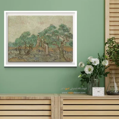 تابلو نقاشی معروف خارجی - باغ زیتون – تابلو نقاشی های ون گوگ - اسپو دکور