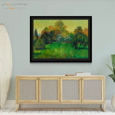 تابلو هنری محبوب - باغ شاعر – تابلو نقاشی های ون گوگ - اسپو دکور