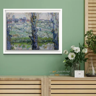 تابلو دکوراتیو سبک کلاسیک - باغ های گلدار – تابلو نقاشی های ون گوگ - اسپو دکور