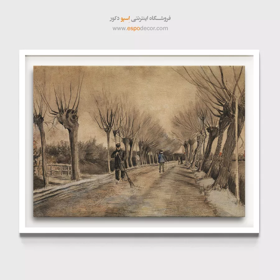 سفارش تابلو نقاشی معروف - جاده در اتن – تابلو نقاشی های ون گوگ - اسپو دکور