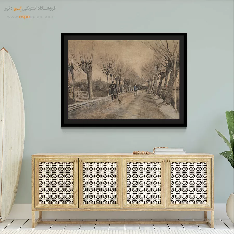 سفارش تابلو نقاشی معروف - جاده در اتن – تابلو نقاشی های ون گوگ - اسپو دکور