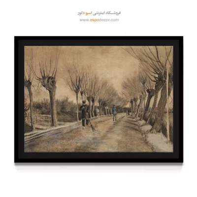 سفارش تابلو نقاشی معروف - جاده در اتن – تابلو نقاشی های ون گوگ - اسپو دکور