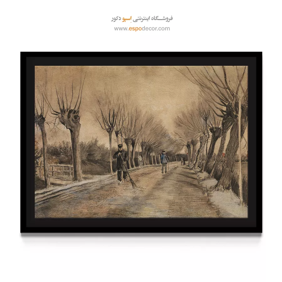 سفارش تابلو نقاشی معروف - جاده در اتن – تابلو نقاشی های ون گوگ - اسپو دکور