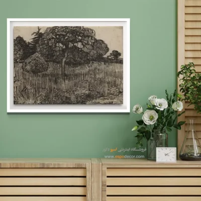 خرید تابلو نقاشی ون گوگ - درخت گریان – تابلو نقاشی های ون گوگ - اسپو دکور