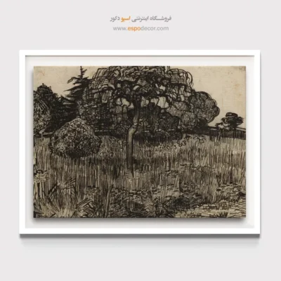 خرید تابلو نقاشی ون گوگ - درخت گریان – تابلو نقاشی های ون گوگ - اسپو دکور