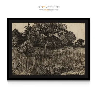 خرید تابلو نقاشی ون گوگ - درخت گریان – تابلو نقاشی های ون گوگ - اسپو دکور