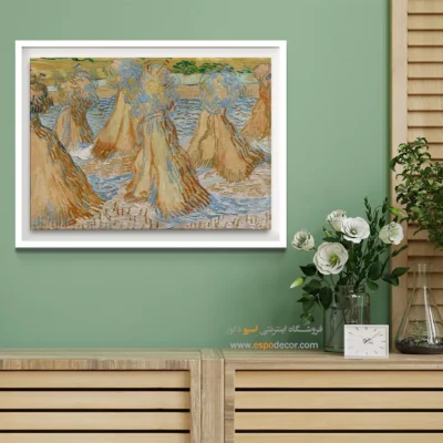 خرید نقاشی‌های ون گوگ - رگه های گندم – تابلو نقاشی های ون گوگ - اسپو دکور