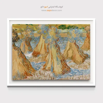 خرید نقاشیهای ون گوگ - رگه های گندم – تابلو نقاشی های ون گوگ - اسپو دکور