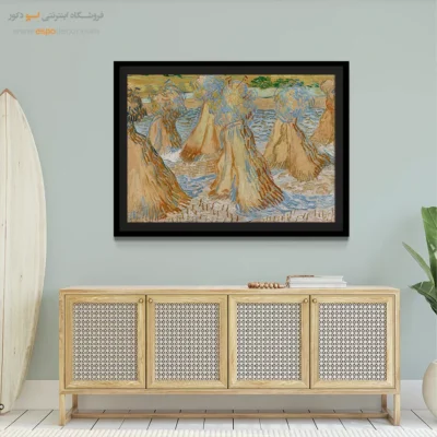 خرید نقاشی‌های ون گوگ - رگه های گندم – تابلو نقاشی های ون گوگ - اسپو دکور