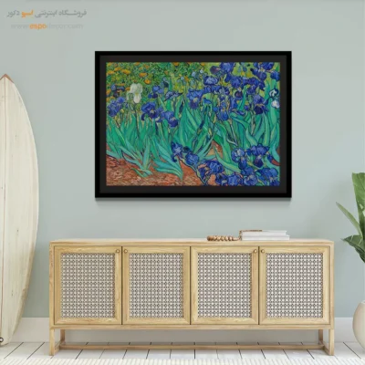 خرید نقاشی گل زنبق - زنبق – تابلو نقاشی های ون گوگ - اسپو دکور