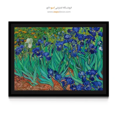 خرید نقاشی گل زنبق - زنبق – تابلو نقاشی های ون گوگ - اسپو دکور