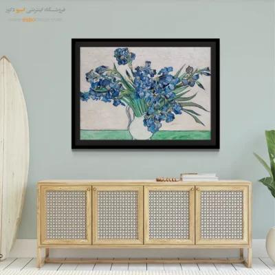 خرید تابلو ونگوگ - زنبق – تابلو نقاشی های ون گوگ - اسپو دکور