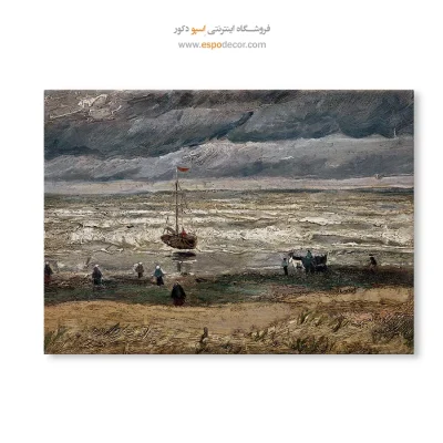 خرید تابلو ساحل ون گوگ