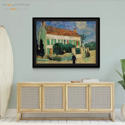 خرید تابلو شب سفید ونگوگ - شب سفید – تابلو نقاشی های ون گوگ - اسپو دکور