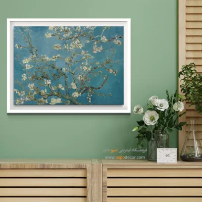 خرید آثار معروف ونگوگ - شکوفه بادام – تابلو نقاشی های ون گوگ - اسپو دکور