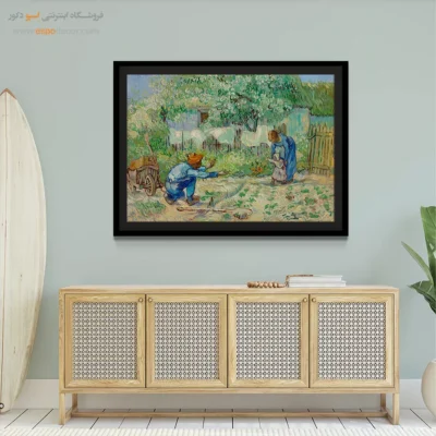 خرید تابلو کنواس - قدم های اول – تابلو نقاشی های ون گوگ - اسپو دکور