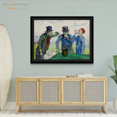 خرید تابلو کلاسیک برای اتاق - مشروب خواران – تابلو نقاشی های ون گوگ - اسپو دکور
