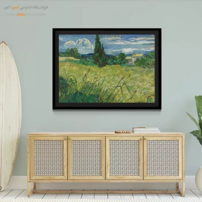 خرید تابلو برای دیوار راهرو - میدان سبز – تابلو نقاشی های ون گوگ - اسپو دکور