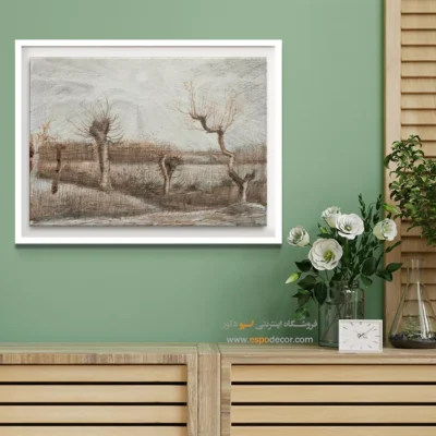 خرید تابلو مناسب کافی‌شاپ - پولاردها – تابلو نقاشی های ون گوگ - اسپو دکور